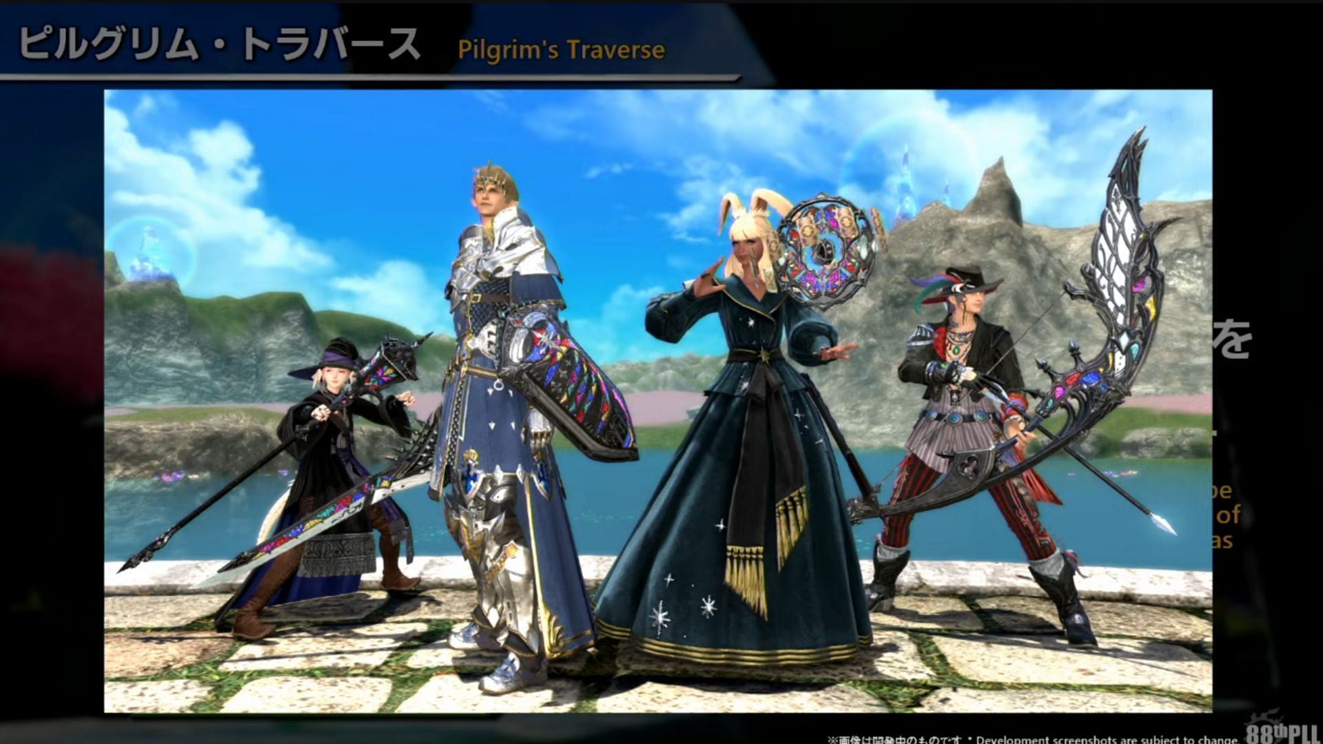 There are also awesome stained-glass weapons to unlock! (Image via Square Enix)